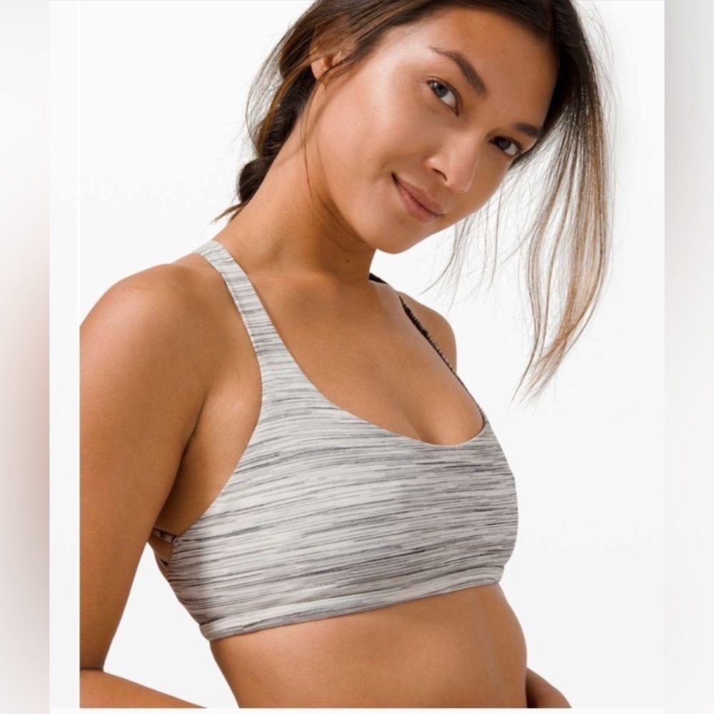 Lululemon Athletica Gray Heathered Sports Bra